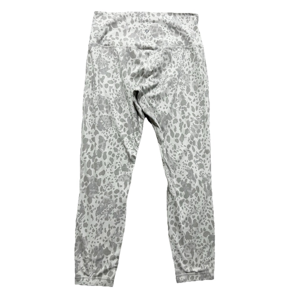 Lululemon Women's 10 Align High-Rise Pant 25"‎ Cheetah Camo Antique White Multi - Picture 8 of 10